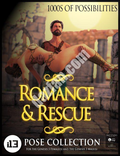 [daz姿势] 浪漫和拯救-DAZ爱好者