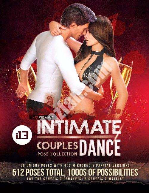[daz姿势] i13《创世纪》第3章女性和Genesis 3 男性的亲密舞蹈-DAZ爱好者
