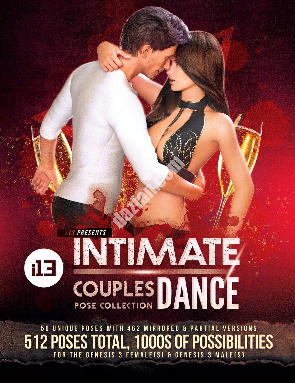 [daz姿势] i13《创世纪》第3章女性和Genesis 3 男性的亲密舞蹈-DAZ爱好者