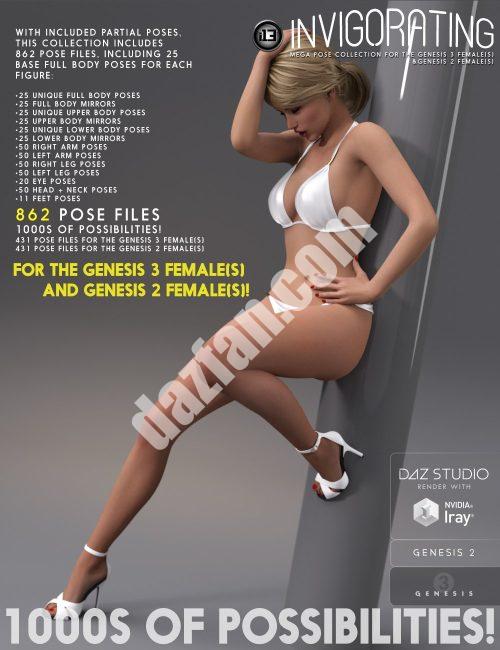 [daz姿势] i13活络体式集合-DAZ爱好者