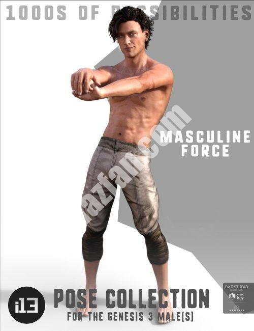 [daz姿势] i13创世纪的阳刚之力-DAZ爱好者