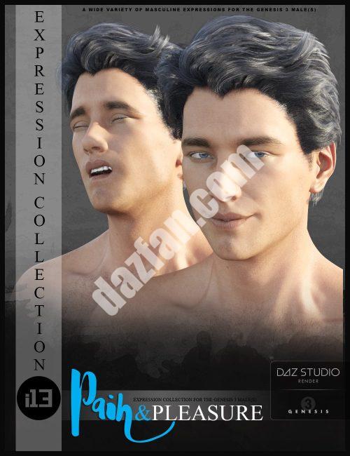 [daz姿势] i13 创世纪3 中痛苦和快乐的表达-DAZ爱好者