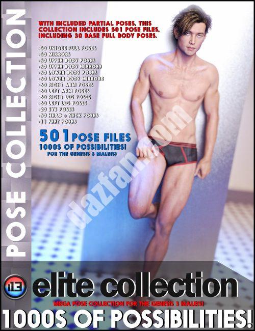 [daz姿势] i13 创世纪3男款精英系列-DAZ爱好者