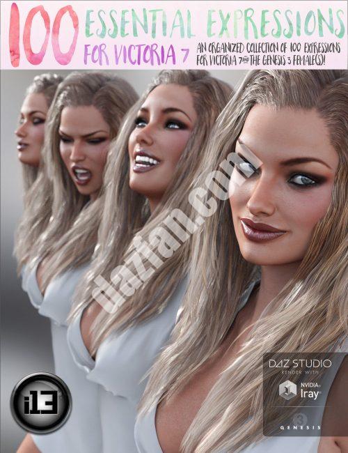 [daz姿势] 100维多利亚的基本表情-DAZ爱好者