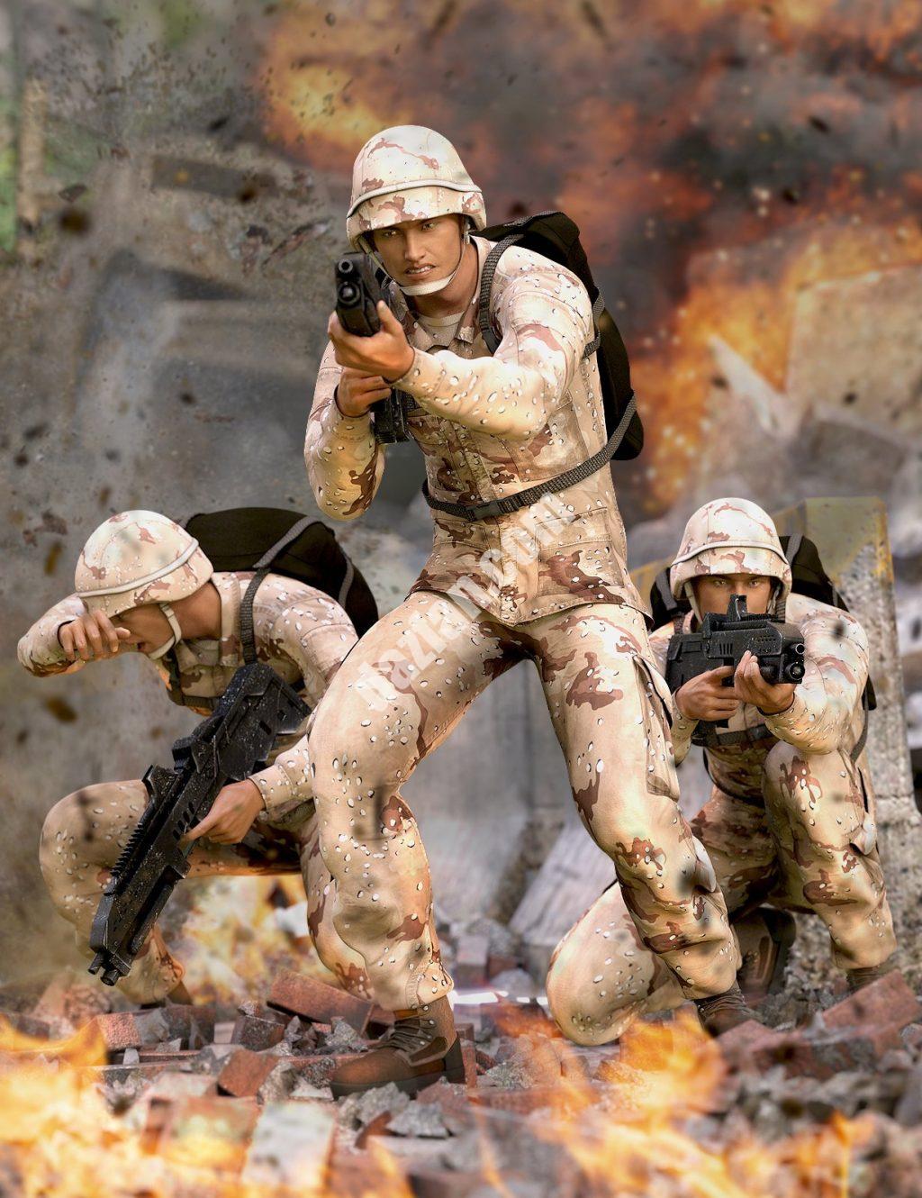 [daz姿势] 《迈克尔七世》中的勇气-DAZ爱好者