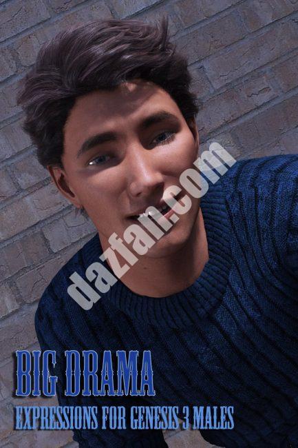 [daz姿势] 创世纪3的戏剧性表情-DAZ爱好者