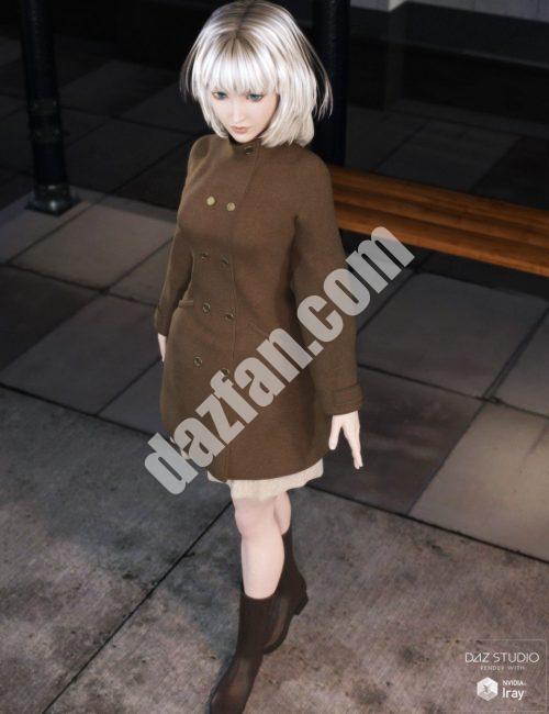 [daz服装] 创世纪3女性a字风格套装-DAZ爱好者