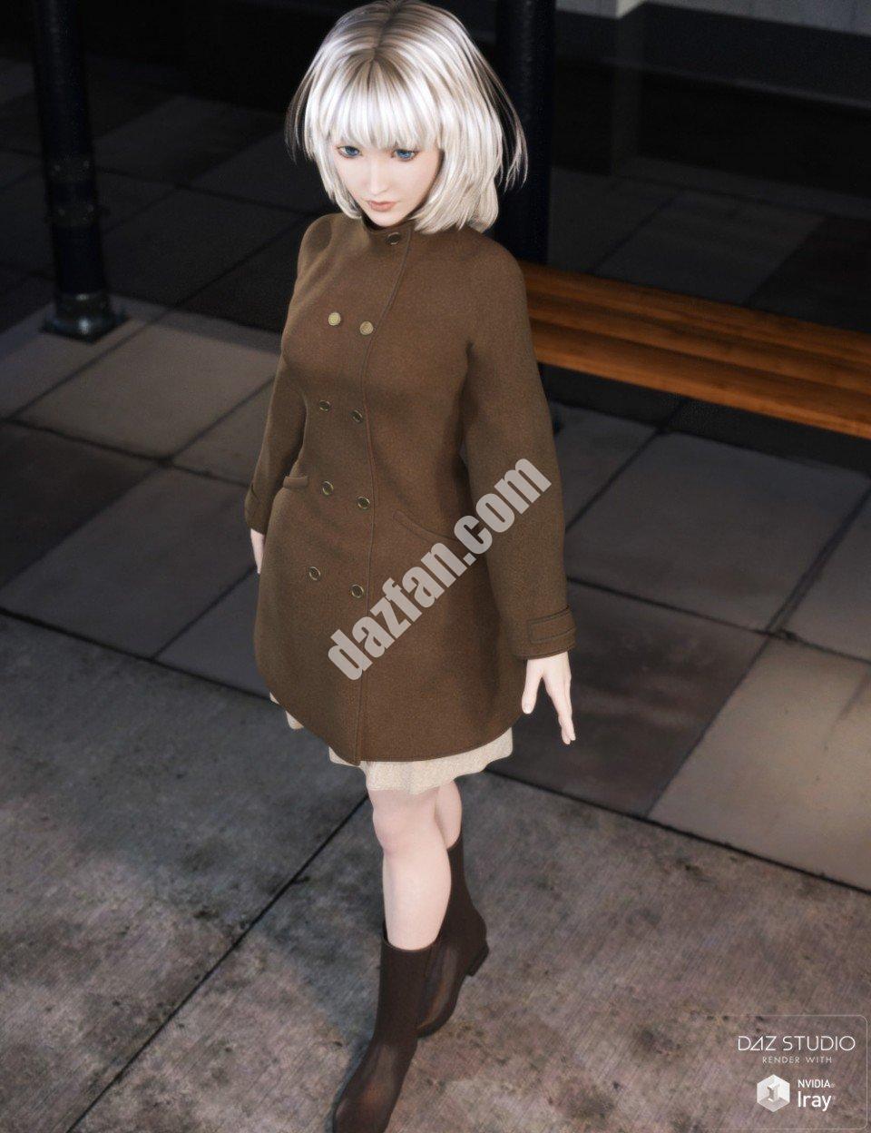 [daz服装] 创世纪3女性a字风格套装-DAZ爱好者