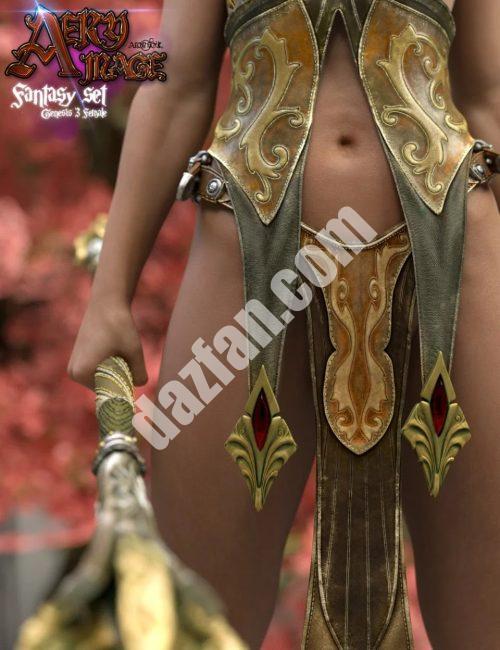 [daz服装] 创世纪3中的每个女法师-DAZ爱好者