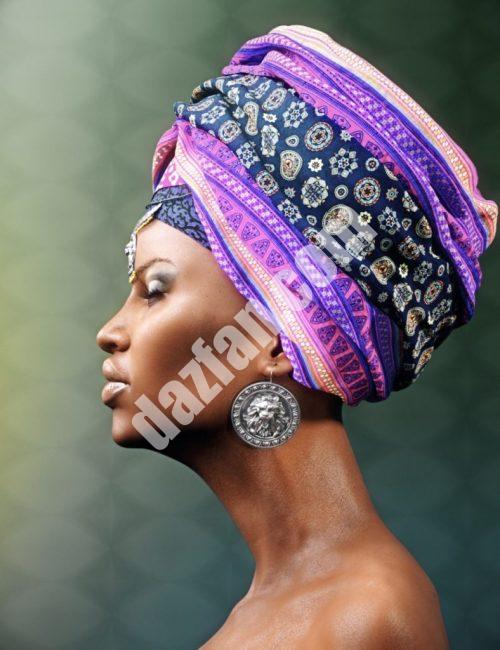 [daz服装] 创世纪3女性的非洲头饰-DAZ爱好者