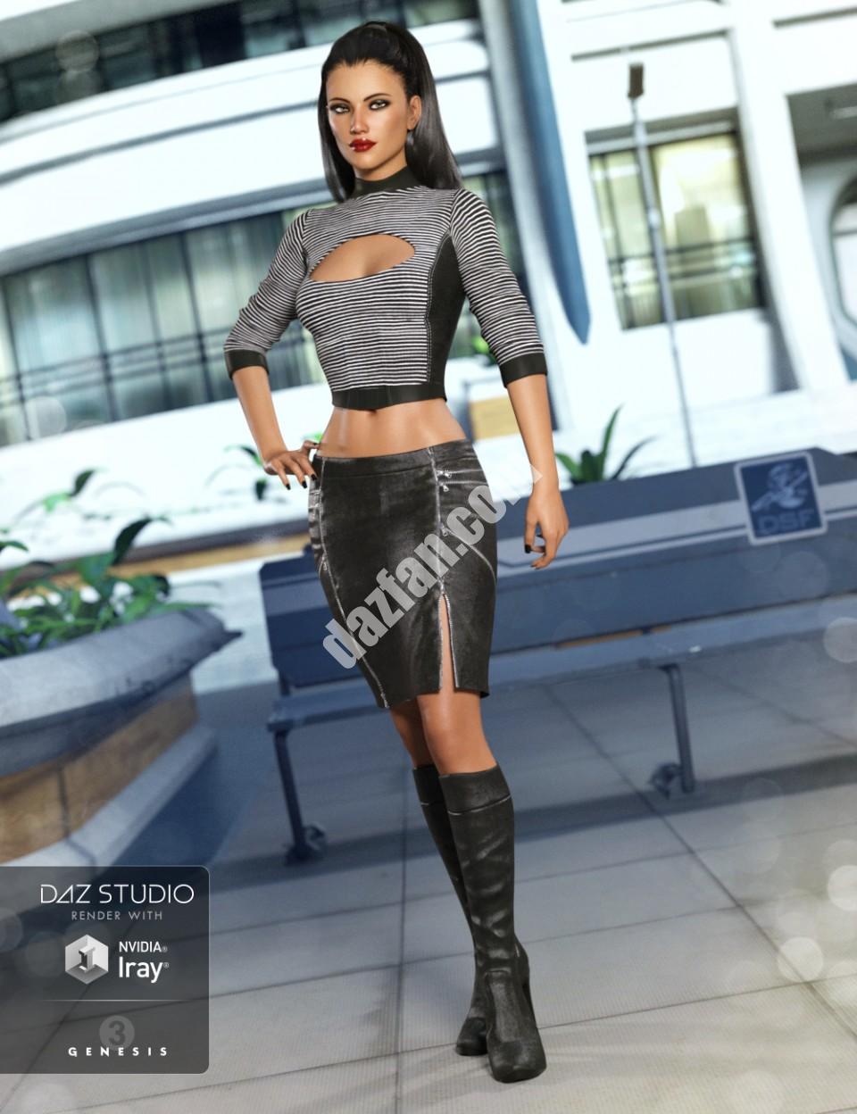 [daz服装] 创世纪3女性合金融合装备-DAZ爱好者