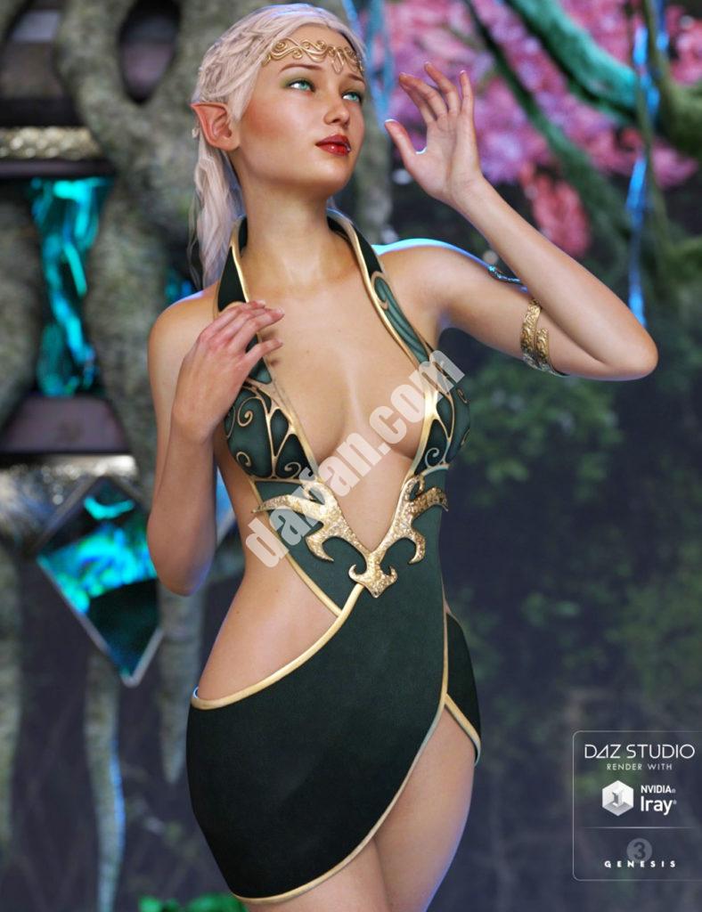 [daz服装] 《创世纪3》中Althea的服装-DAZ爱好者