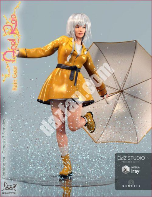 [daz服装] 创世纪3女性的四月雨具-DAZ爱好者