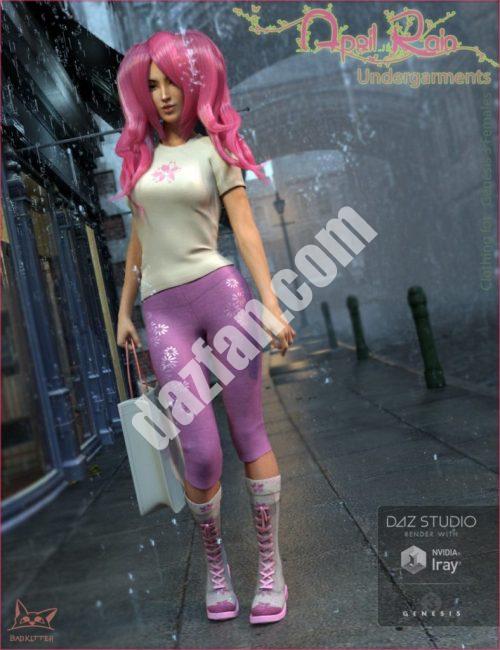 [daz服装] 《创世纪3》女性四月雨内衣-DAZ爱好者