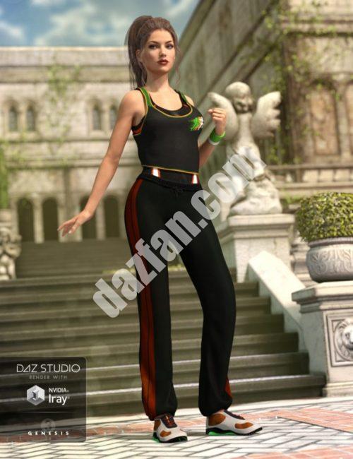 [daz服装] 创世纪3女性运动装备-DAZ爱好者