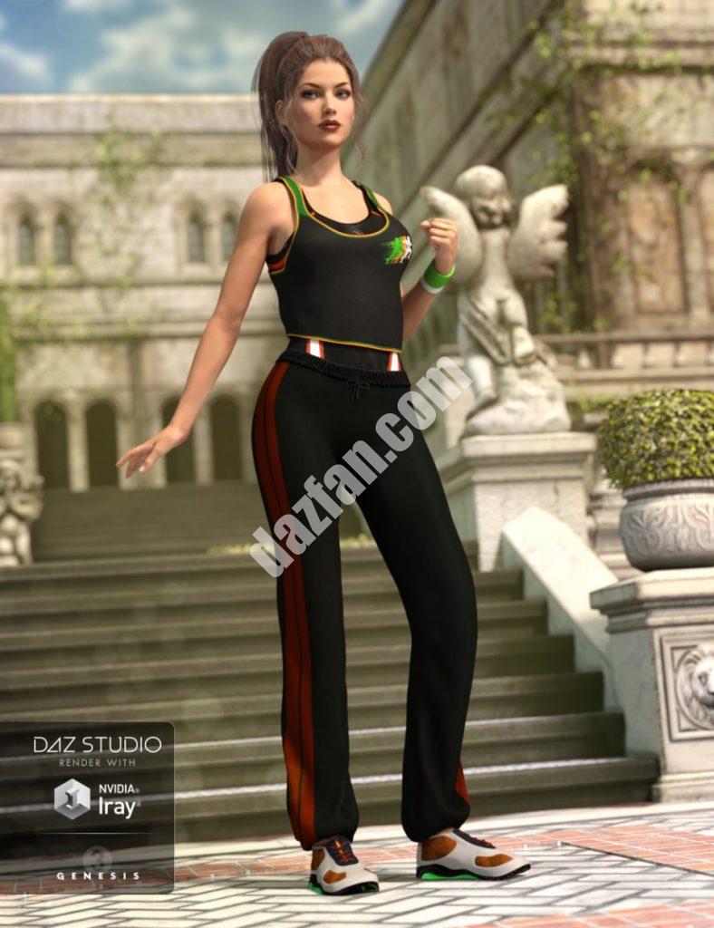 [daz服装] 创世纪3女性运动装备-DAZ爱好者