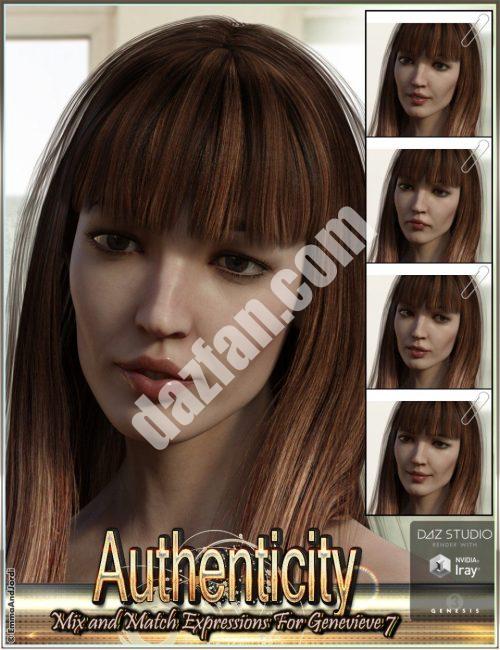 [daz姿势] 吉纳维芙七号与G3F的真伪混合搭配表达-DAZ爱好者