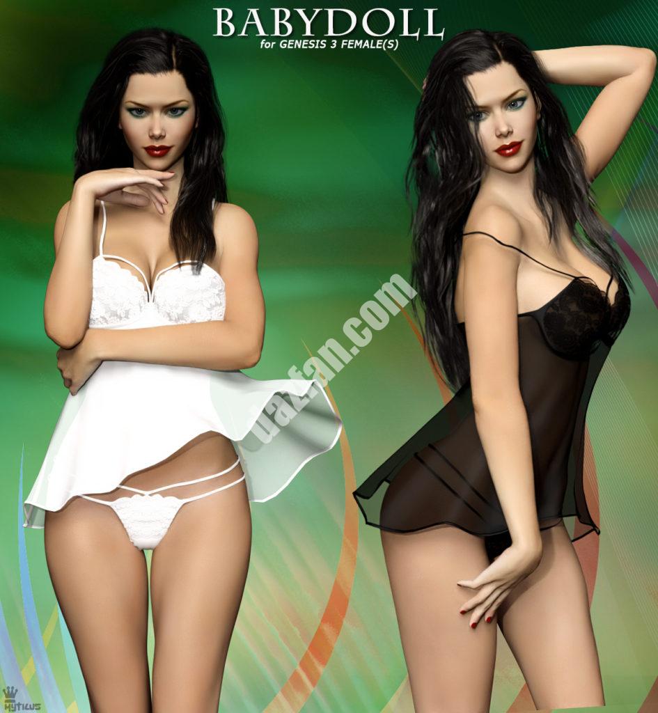 [daz服装] 创世纪3中的女娃娃-DAZ爱好者