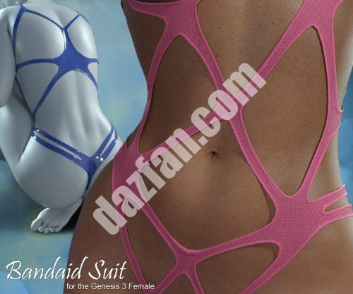 [daz服装] 创世纪3女性创可贴套装-DAZ爱好者