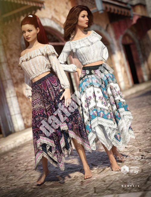 [daz服装] 也是波西米亚的美-DAZ爱好者