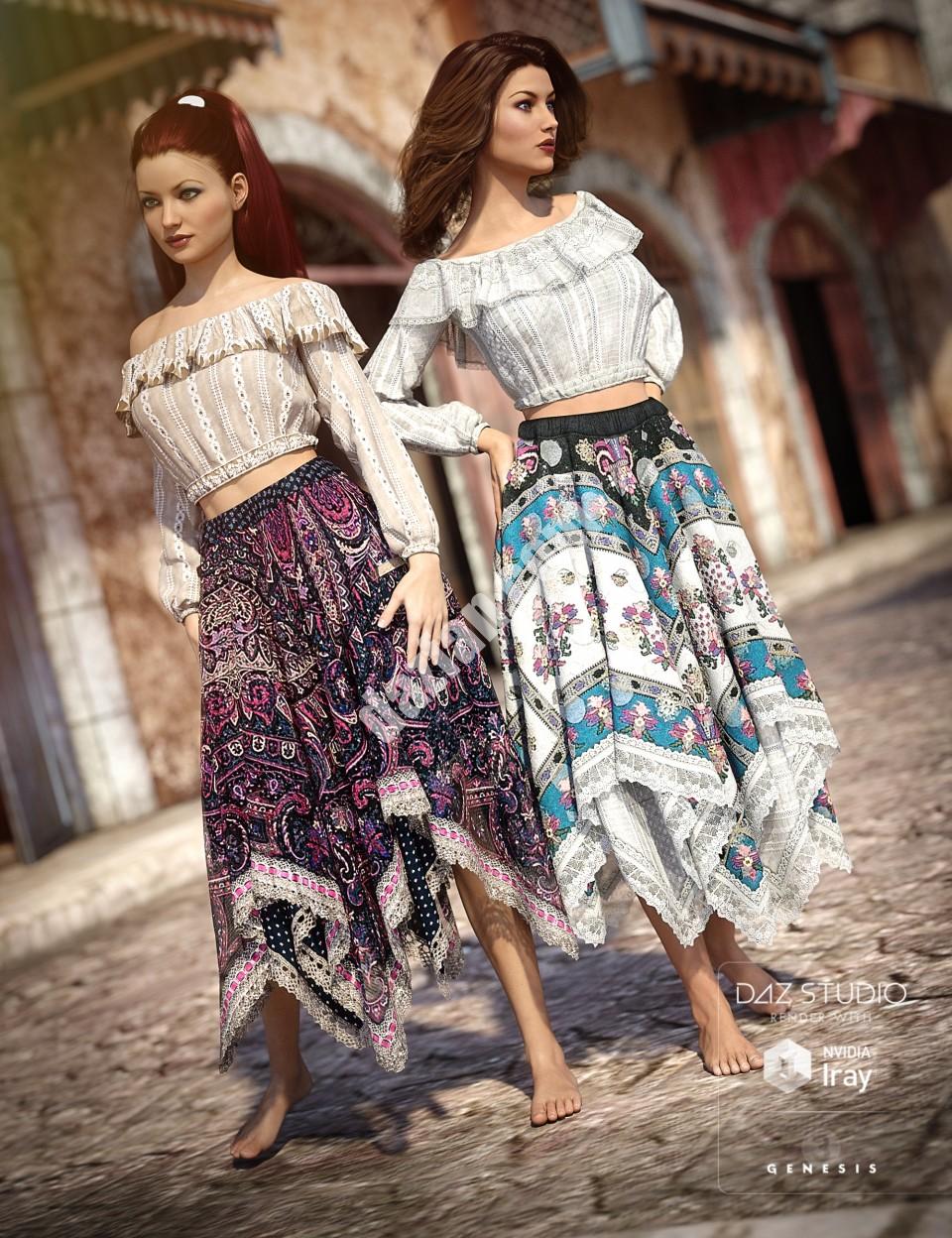 [daz服装] 也是波西米亚的美-DAZ爱好者