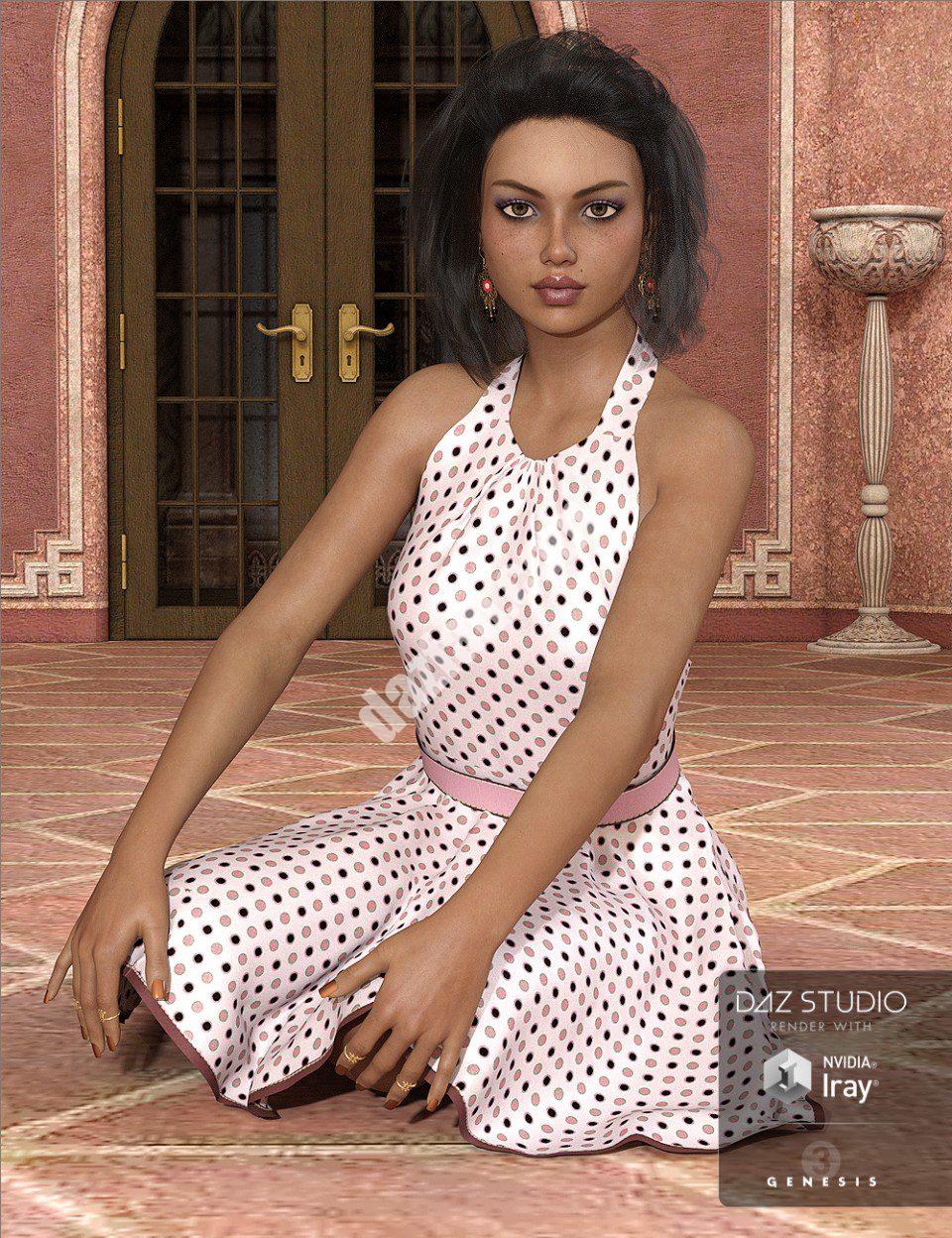[daz服装] 《创世纪3》女生糖果裙-DAZ爱好者