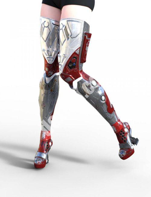 [daz服装] 经典科幻靴子创世纪3女性(s)-DAZ爱好者