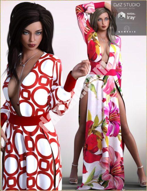 [daz服装] 《创世纪3》女性Daria礼服-DAZ爱好者