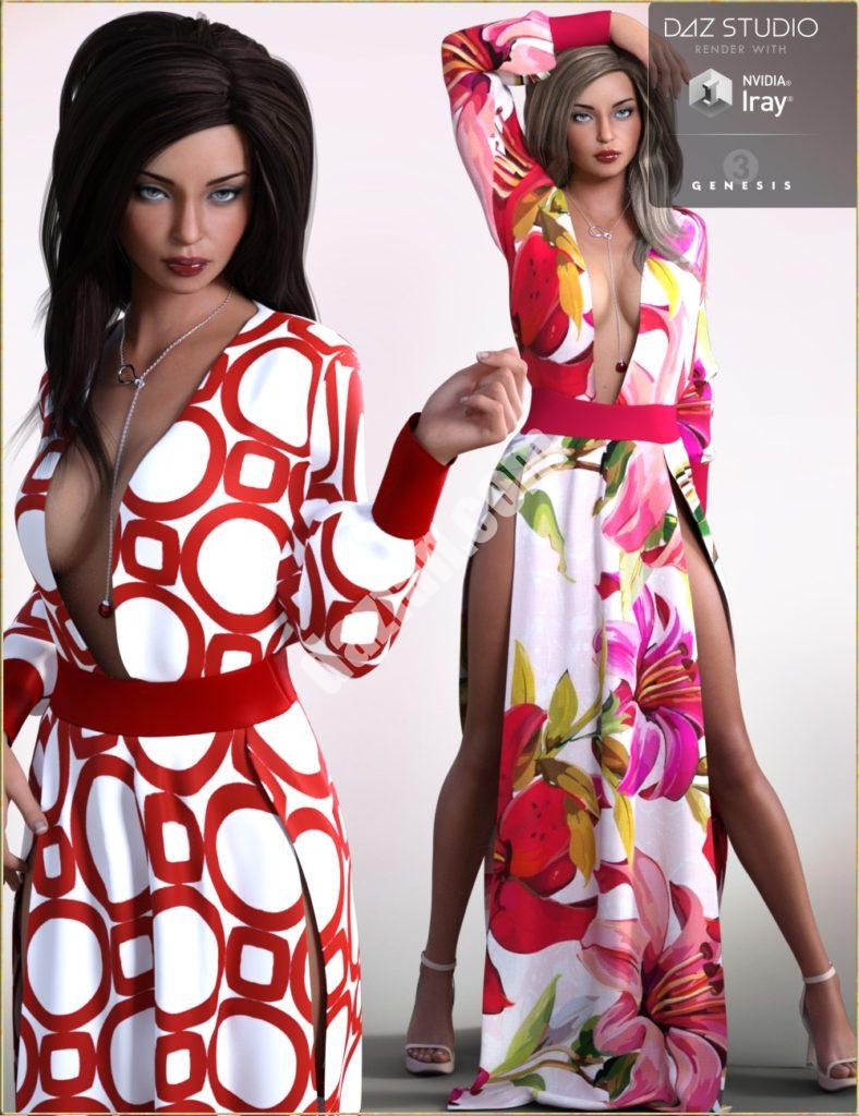 [daz服装] 《创世纪3》女性Daria礼服-DAZ爱好者