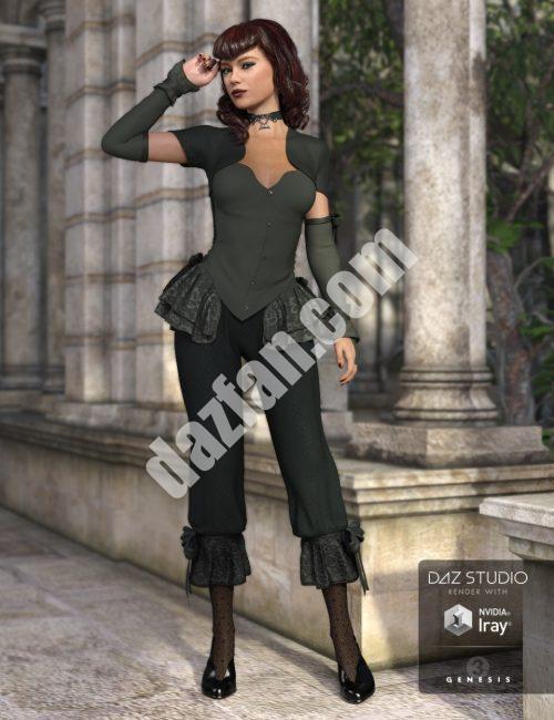 [daz服装] 创世纪3女性的黑暗沉默-DAZ爱好者