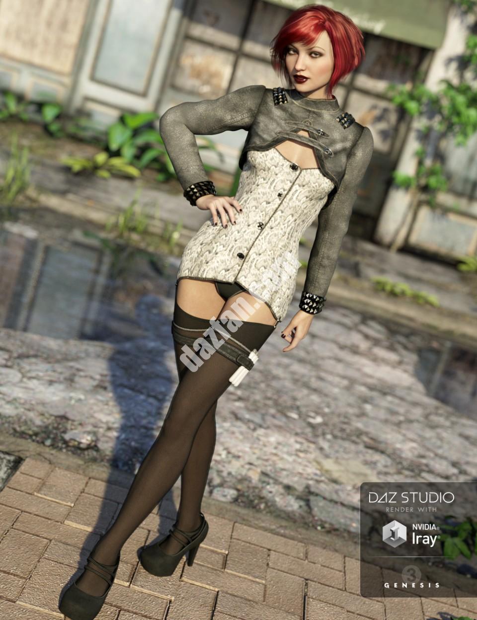 [daz服装] 创世纪3女性的致命阴谋服装-DAZ爱好者