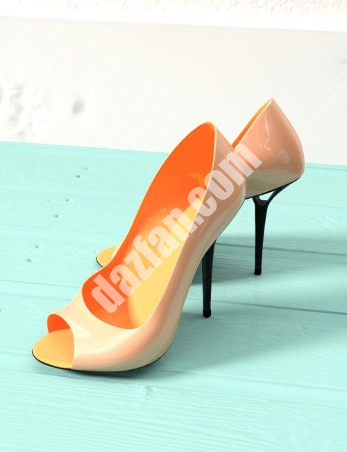 [daz服装] Deco创世纪3女性高跟鞋-DAZ爱好者