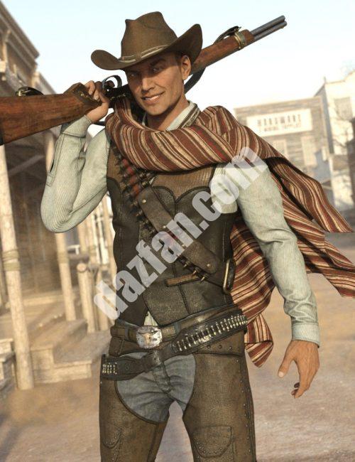 [daz服装] Desperado HD扩展包-DAZ爱好者