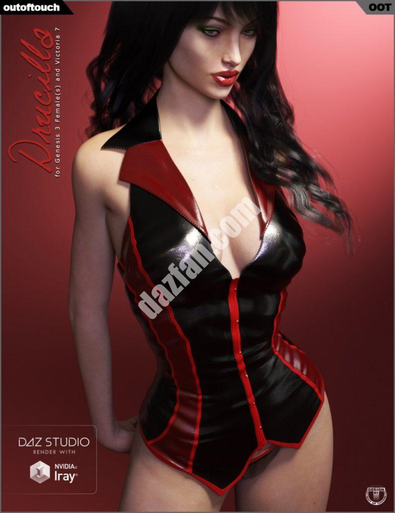 [daz服装] 《创世纪3》女性紧身胸衣-DAZ爱好者