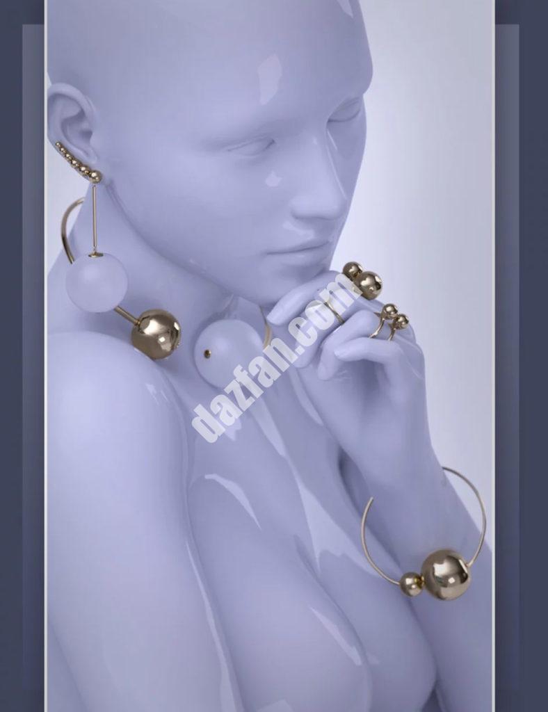 [daz服装] ES Sphaerae Jewelry Vol.1 for Genesis 3 Female(s)-DAZ爱好者