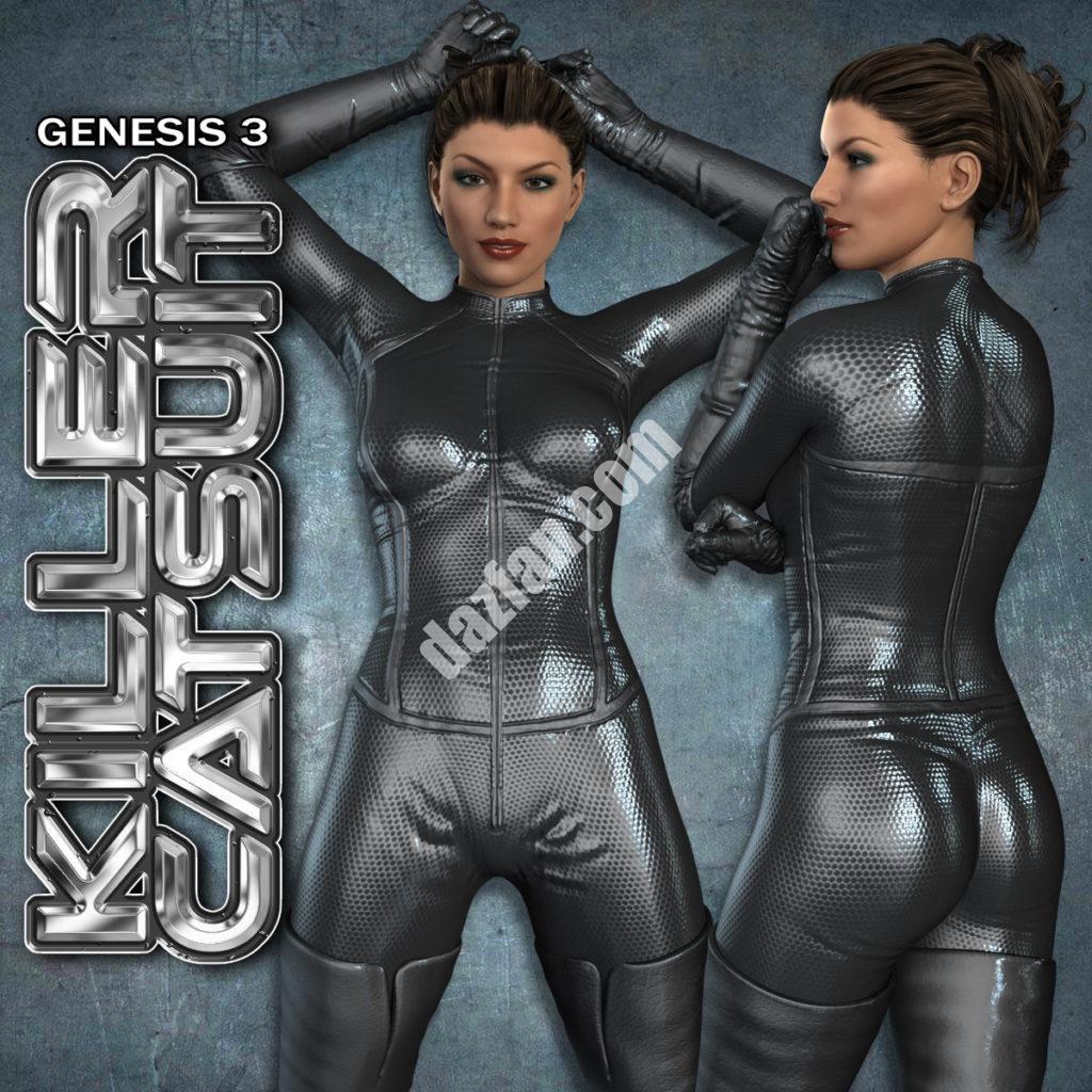 [daz服装] Exnem杀手紧身衣G3-DAZ爱好者