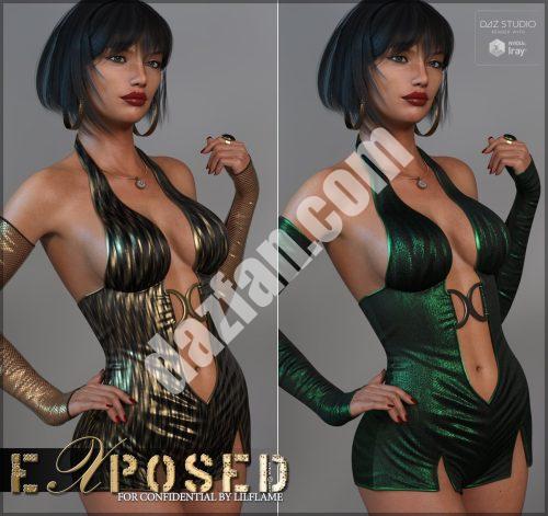 [daz服装] 因保密而暴露-DAZ爱好者