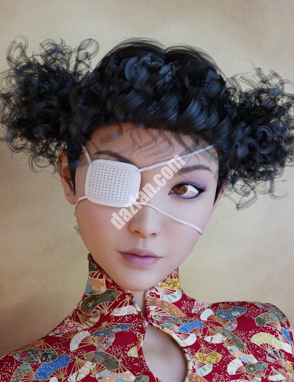 [daz服装] 创世纪3中的眼罩——女性和男性-DAZ爱好者