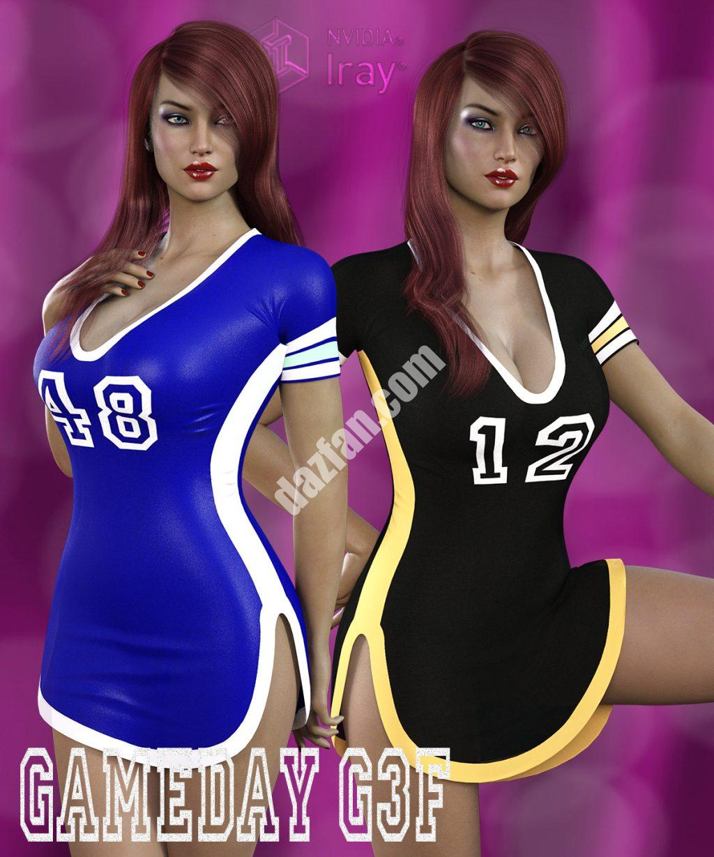 [daz服装] 游戏日G3f-DAZ爱好者