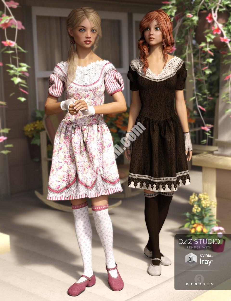 [daz服装] 少女的时尚-DAZ爱好者