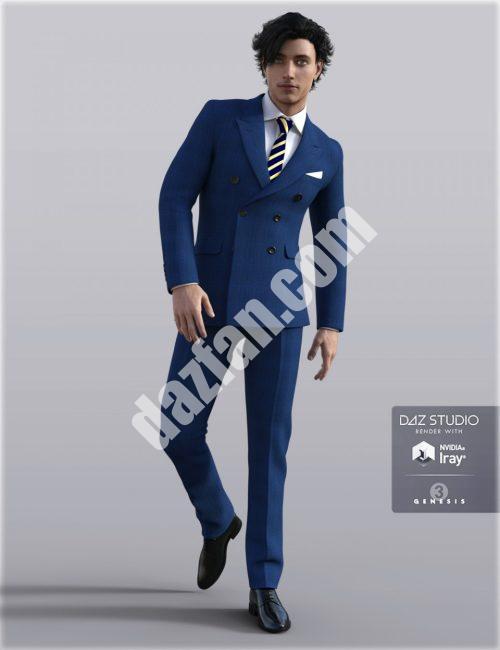 [daz服装] H&C商务套装B(创世纪3男)-DAZ爱好者