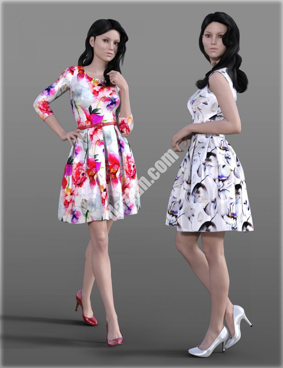 [daz服装] H&C创世纪3女套装-DAZ爱好者