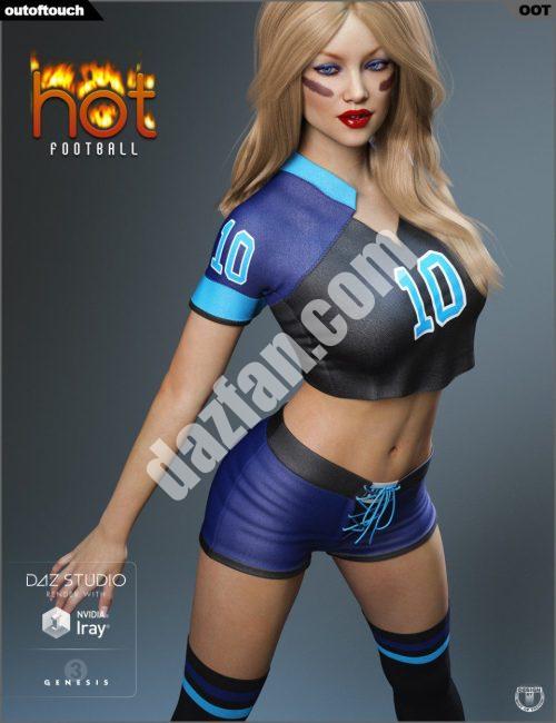 [daz服装] 创世纪3女性热足球装备-DAZ爱好者