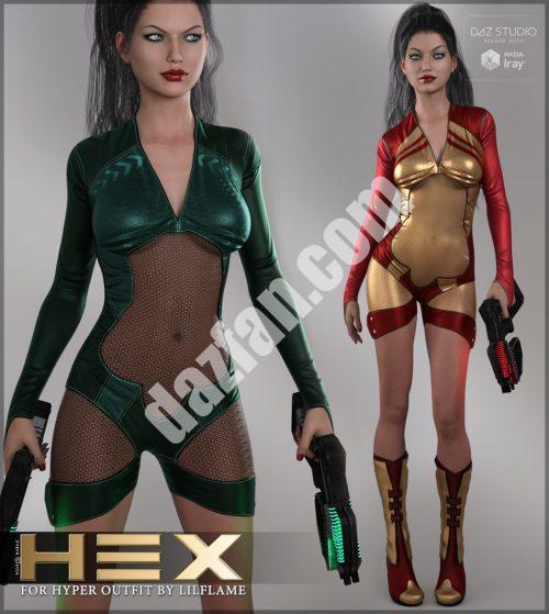 [daz服装] Hex for Hyper Outfit-DAZ爱好者