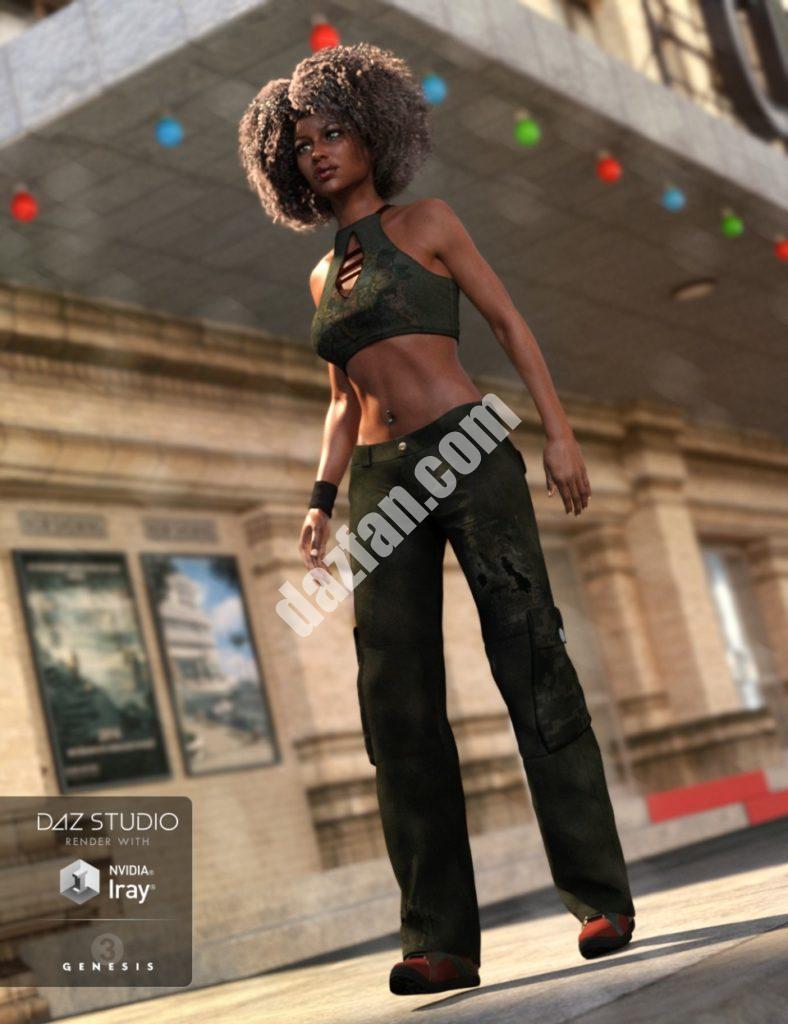 [daz服装] 嘻哈服装创世纪3女-DAZ爱好者