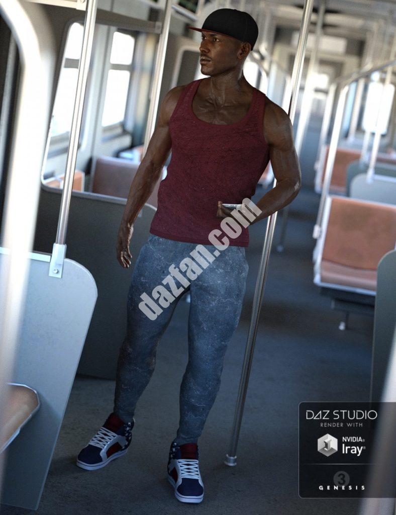 [daz服装] 《创世纪3》嘻哈服装-DAZ爱好者