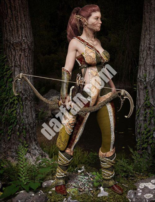 [daz服装] 女猎人-DAZ爱好者