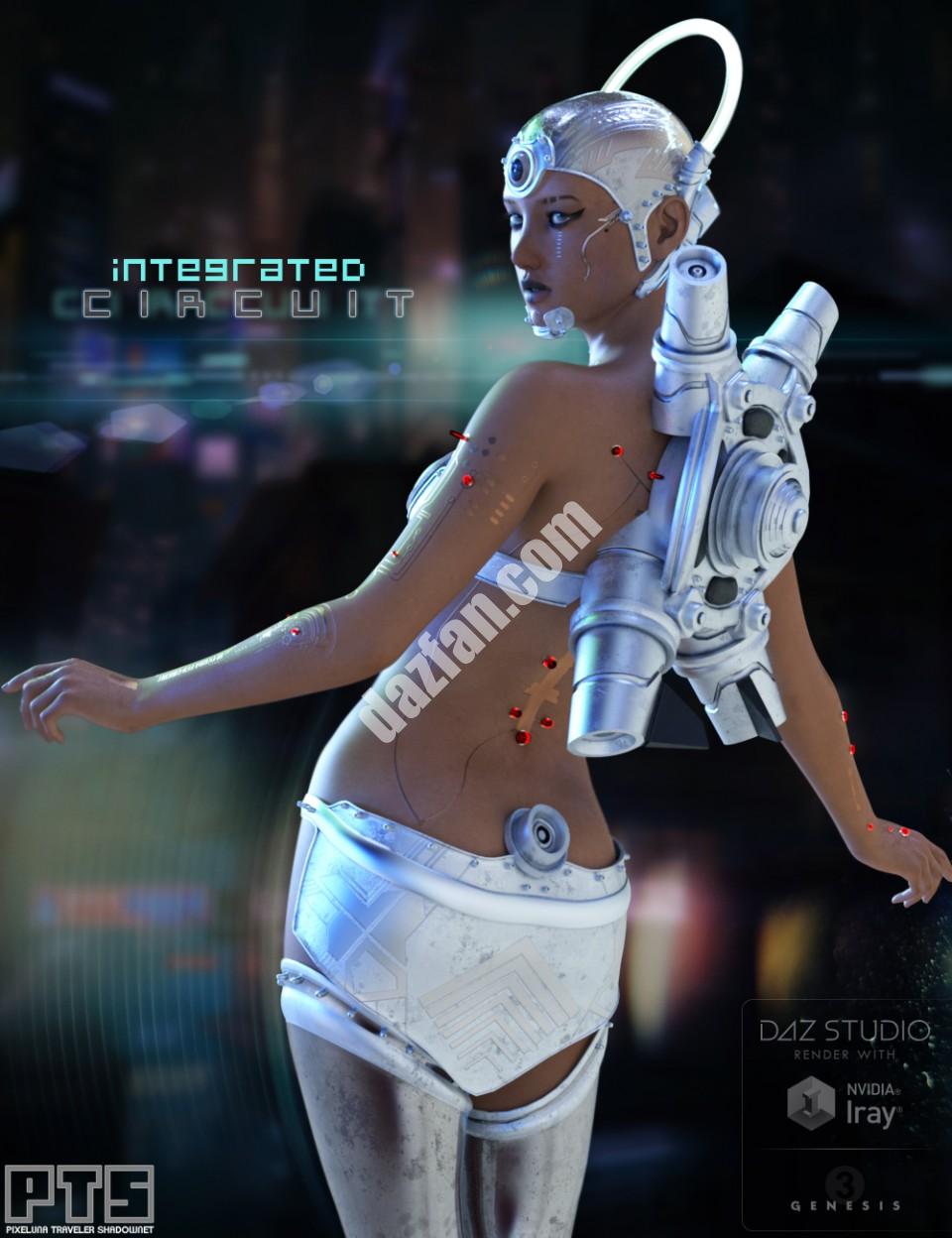 [daz服装] 创世纪3女性集成电路套装-DAZ爱好者