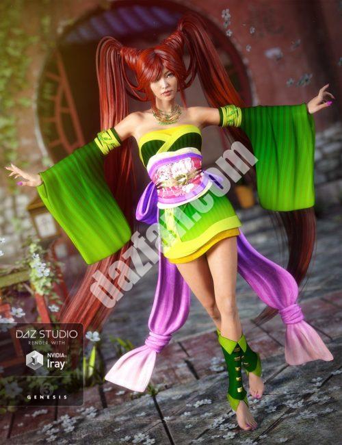 [daz服装] 《创世纪3》女版玉虎-DAZ爱好者