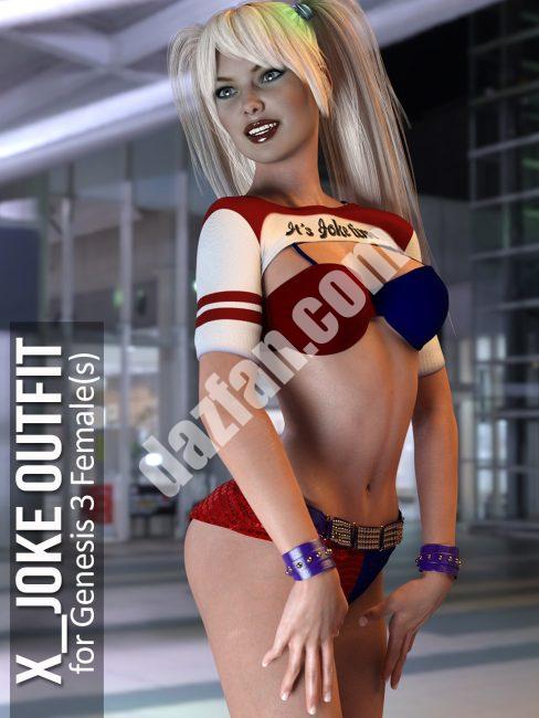 [daz服装] 创世纪3女性的玩笑装-DAZ爱好者